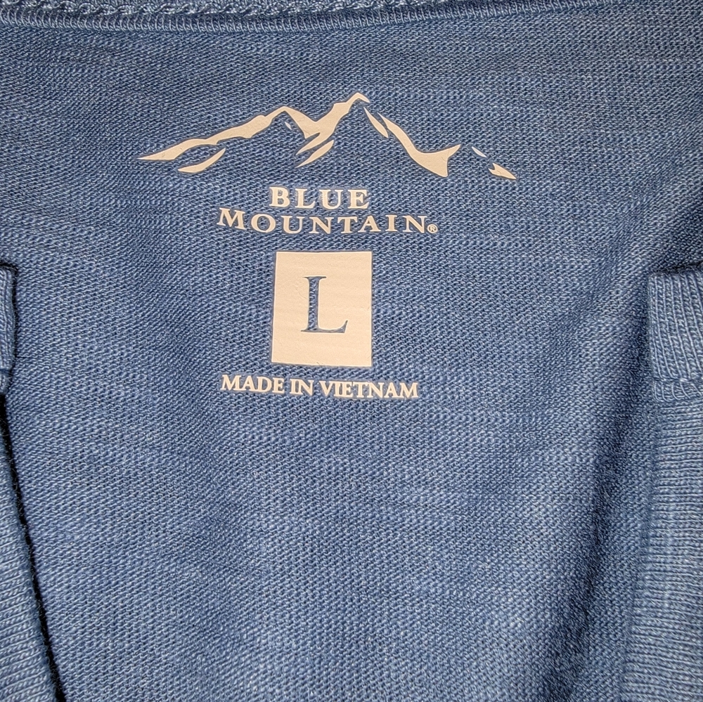 NWT Blue Mountain Tank Top with Eyelet detailing Size L - Picture 4 of 8